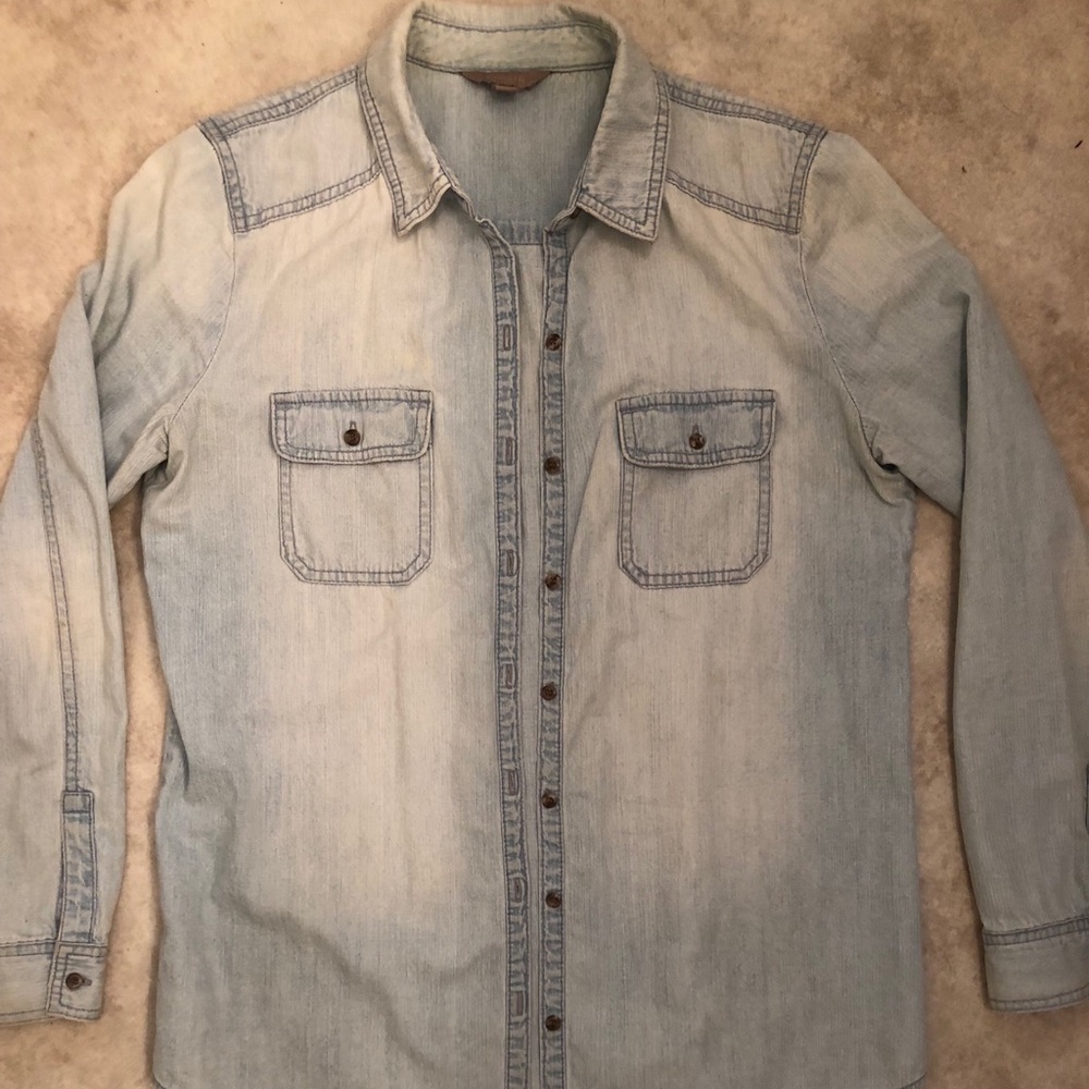 Rubbish | Light Blue Washed Jean Jacket | Size: M